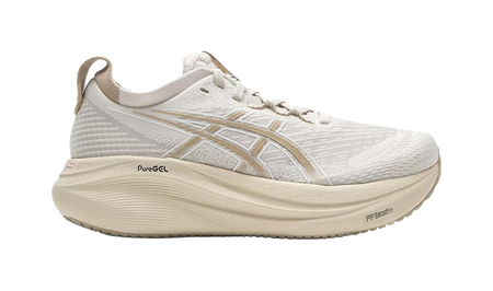 ASICS GEL NIMBUS 27 Abrasion Resistant Low top Training Running Shoes Womens Brown Gray  vjsneaker.com
