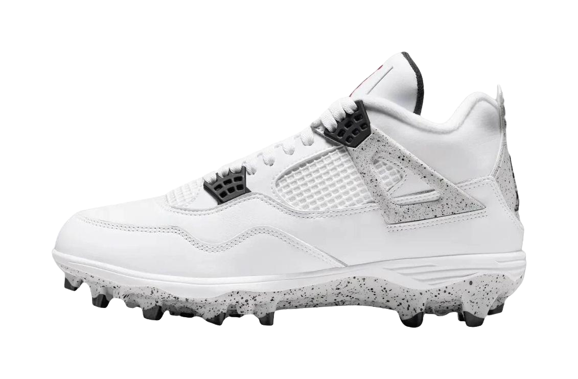 JORDAN 4 Retro Td Cleat Fire Red  vjsneaker.com