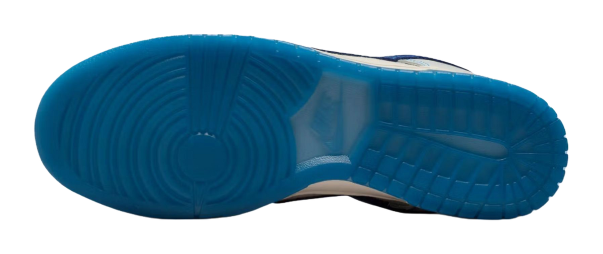 Nike Dunk Low top Skateboard Shoes Unisex White Blue  vjsneaker.com