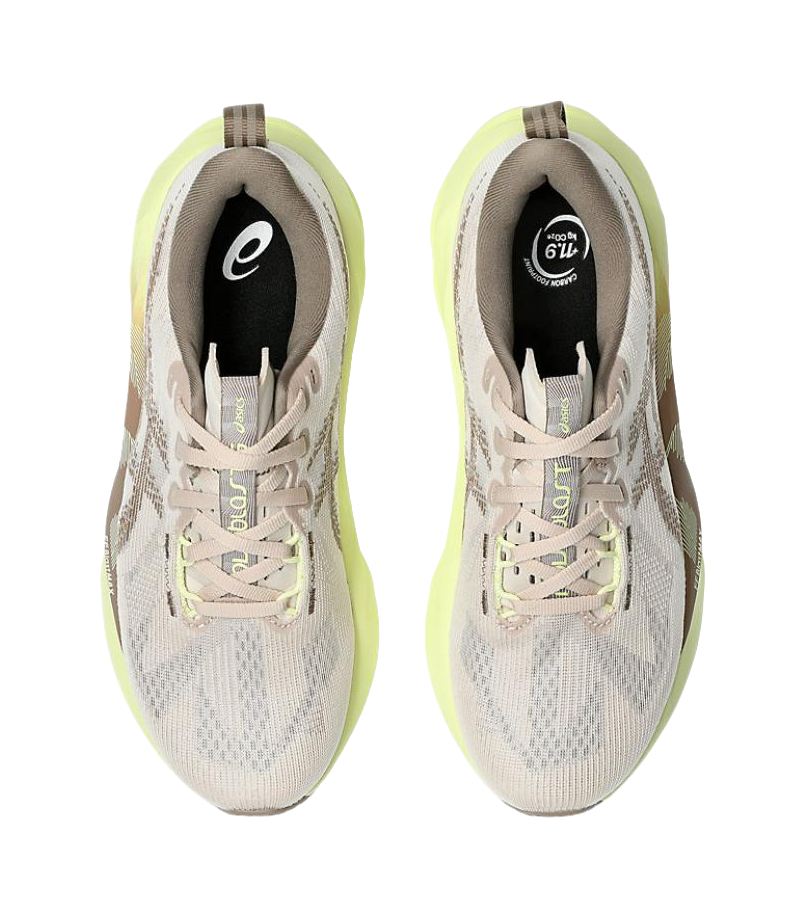 ASICS Novablast 5 Mineral Beige Taupe Grey Womens  vjsneaker.com