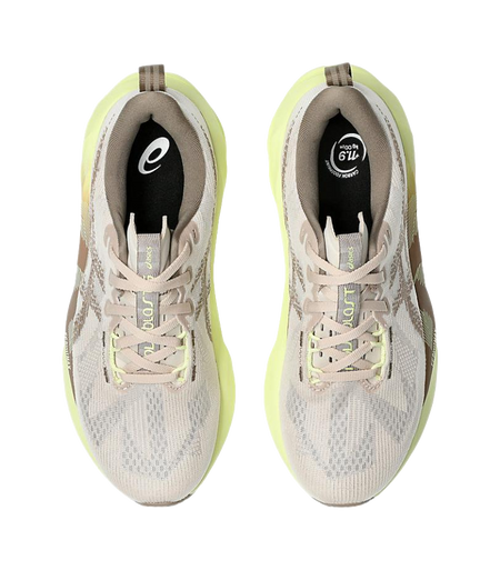 ASICS Novablast 5 Mineral Beige Taupe Grey Womens  vjsneaker.com