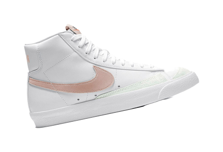 Nike Blazer Mid 77 Vintage White Pink Oxford Womens  vjsneaker.com