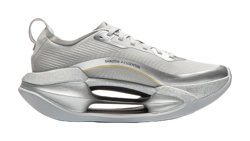 Li-Ning Shadow 4 Essential "Calm Gray/Silver" ARRW007-12 - Daily Performance Running Shoe Unisex Calm Gray/Silver