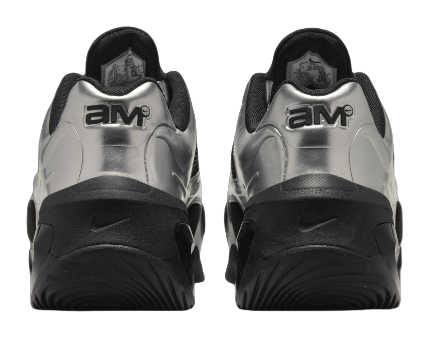 Nike Air Max Muse Black Metallic Silver Womens  vjsneaker.com