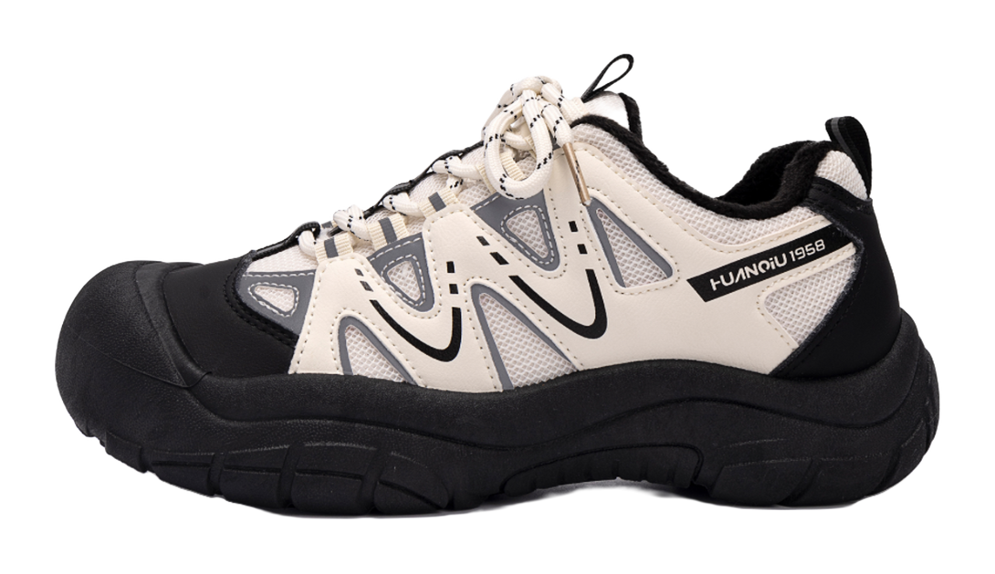 HUANQIU Breathable Coverage, Lightweight, Height Increasing Low top Chunky Sneakers Unisex 