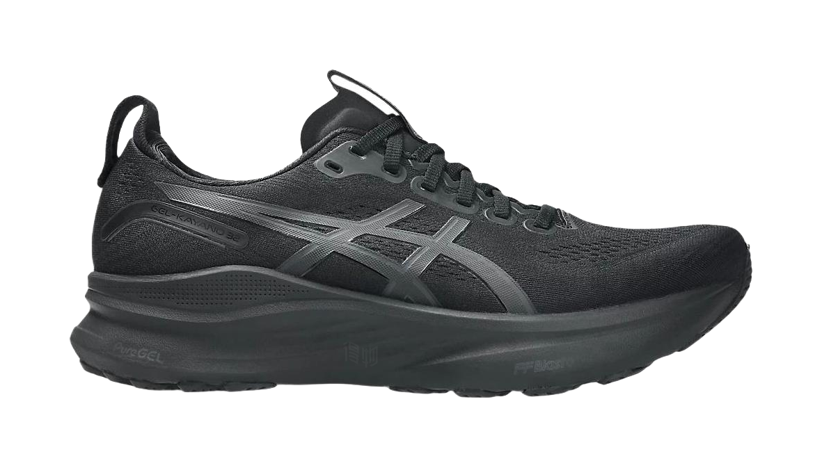 ASICS GEL KAYANO 32 Abrasion Resistant Low top GEL Marathon Long Distance Running Shoes Mens Black  vjsneaker.com