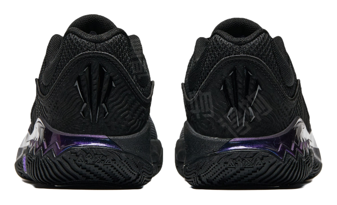 Anta Shock Absorbers Abrasion Resistant Slip Resistant Low top Basketball Shoes Mens Black  VJSNEAKER