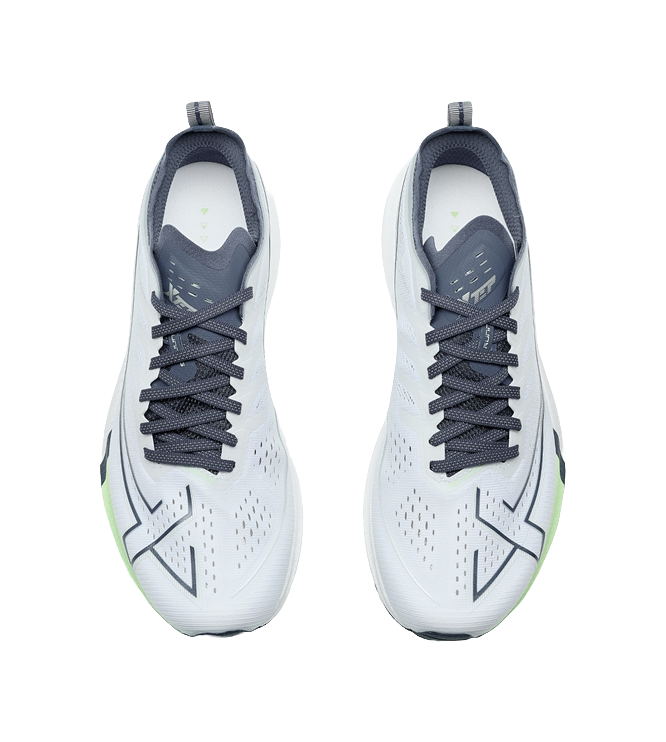 XTEP One Piece Molding 3 Running Shoes Men's Low top Classic White/Elf Green/Ink Teal 