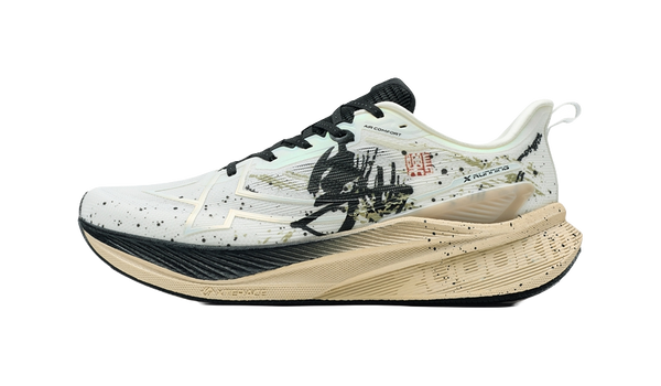 XTEP 2000km 3.0 Running Shoes Men's Low top Sail White Black Clay 