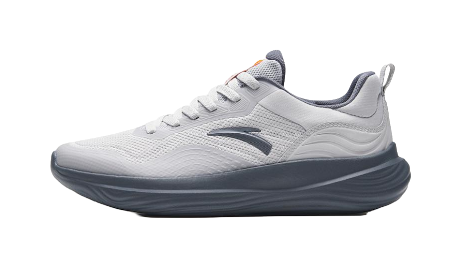 Anta Trace Cushioning Slip Resistant Abrasion Resistant Low top Training Shoes Mens Gray  VJSNEAKER