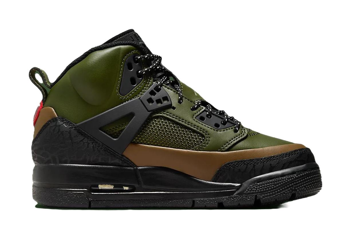 Jordan Spizike Winterized Black Olive Tan GS  vjsneaker.com