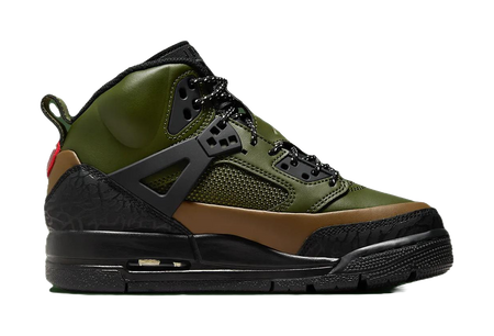 Jordan Spizike Winterized Black Olive Tan GS  vjsneaker.com