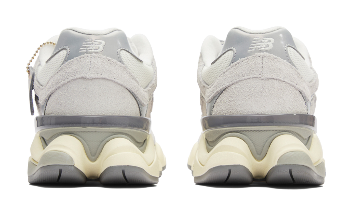 9060 New Balance Light Grey White  vjsneaker.com