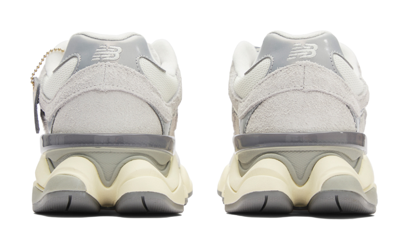 9060 New Balance Light Grey White  vjsneaker.com