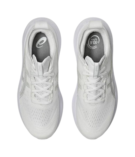 ASICS Gel Nimbus 27 White Glacier Grey  vjsneaker.com