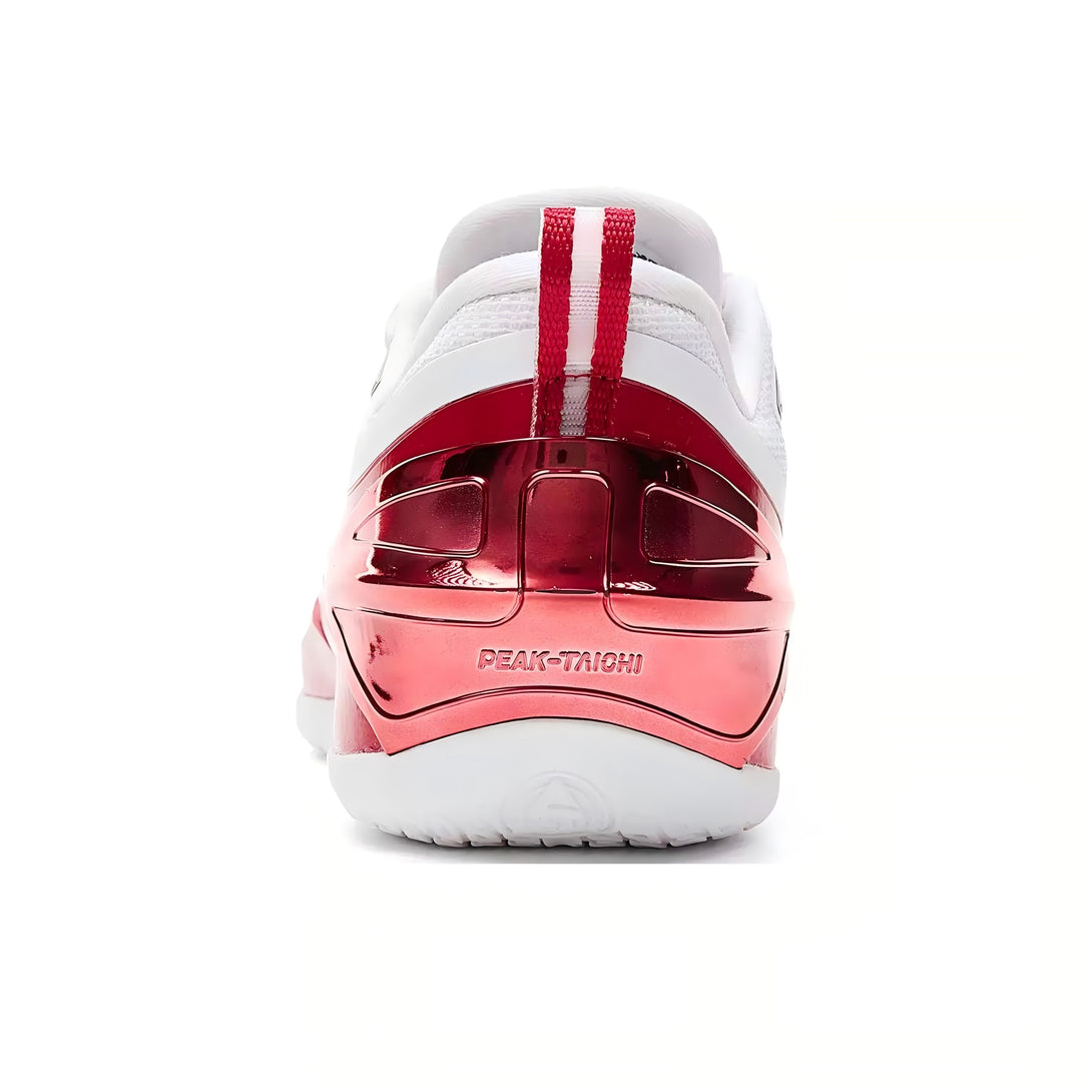 PEAK Taichi General Malik Monk - Basketball Shoes Mens White Red  VJSNEAKER