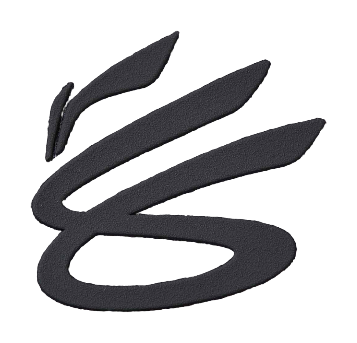 Li-Ning logo graphic detail on dark gray T-shirt front