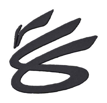 Li-Ning logo graphic detail on dark gray T-shirt front