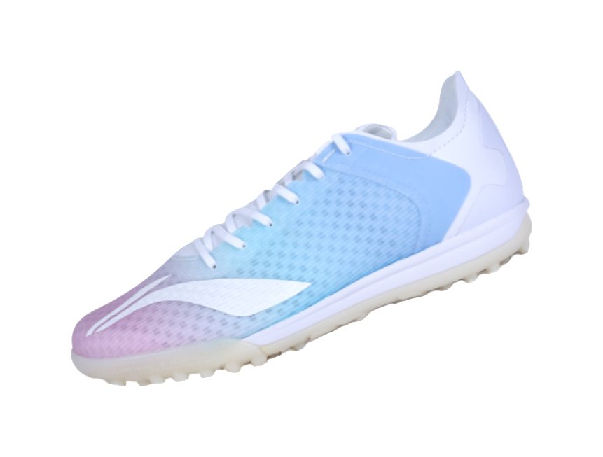 LiNing Low top Soccer Shoes White Purple Kids  VJSNEAKER