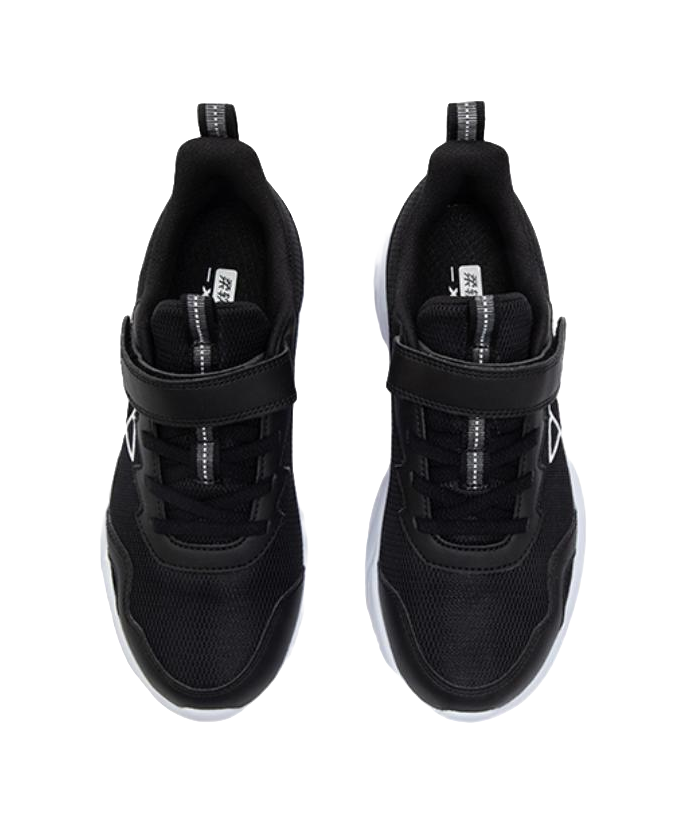 XTEP Slip Resistant Shock Absorbers Low top Kids' Running Shoes Black Unisex 