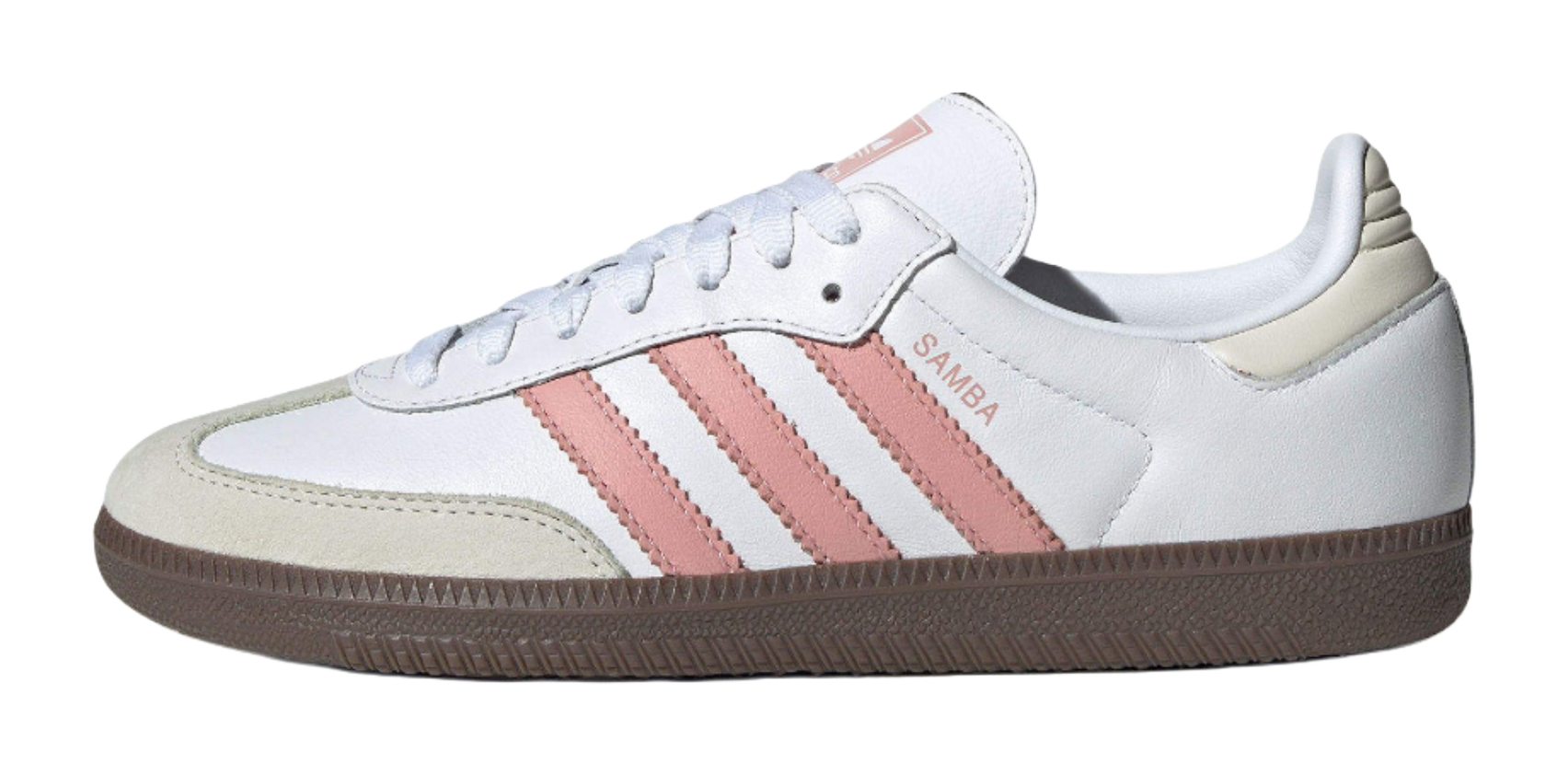 Samba Womens Adidas Originals Og White Wonder Mauve  vjsneaker.com