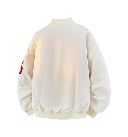 Warrior Revival Tide Cloud Sail Series Autumn and Winter Versatile Digital Loose Casual Plus Cotton Thick Long Sleeve Cotton Jacket Cotton Coat Baseball Jacket Unisex  vjsneaker.com