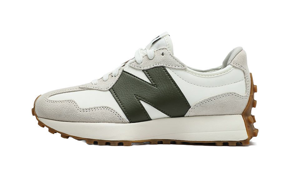 New Balance 327 Moonbeam Oak Leaf Green  vjsneaker.com