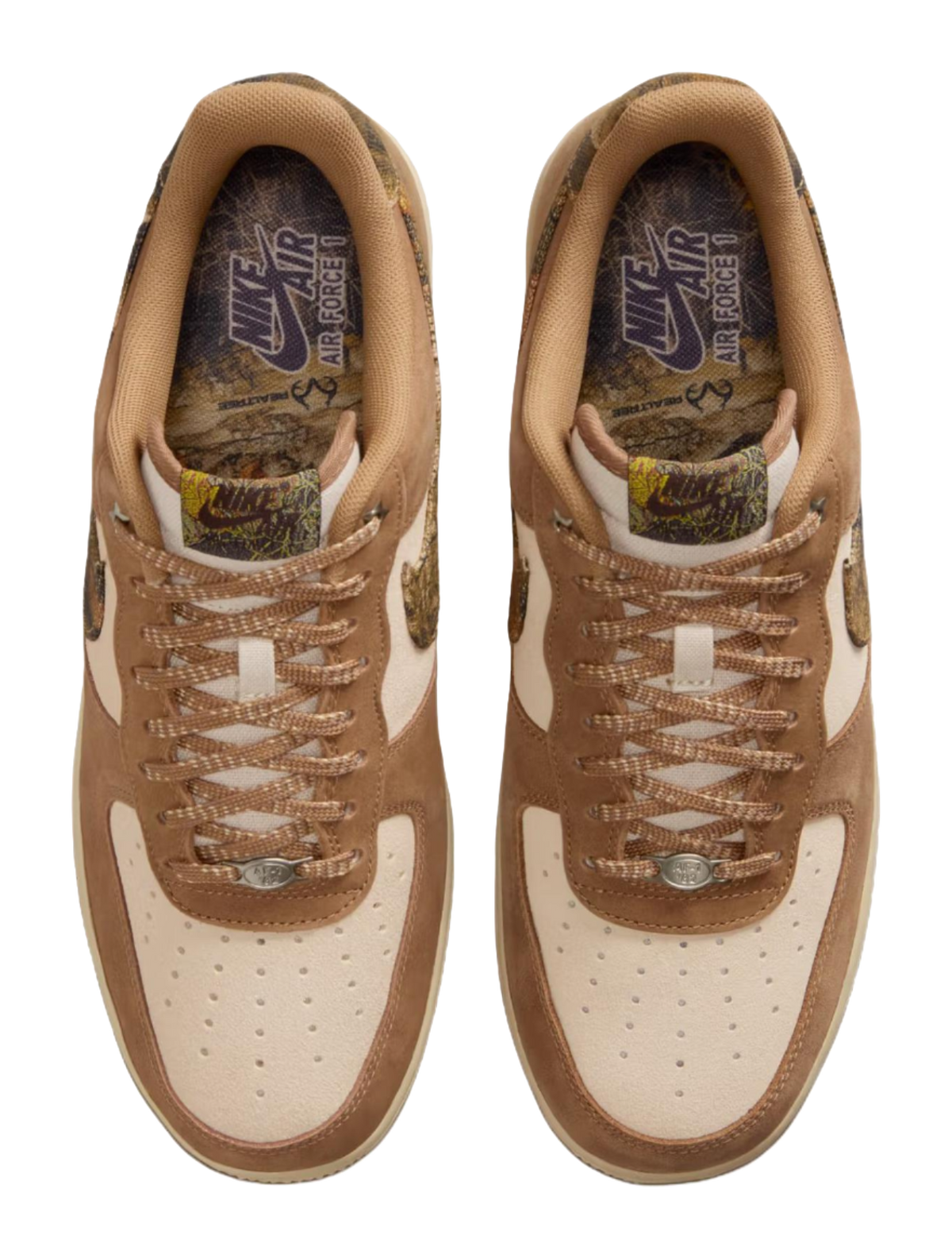 Nike Air Force 1 Low top Skateboard Shoes Unisex Brown  vjsneaker.com