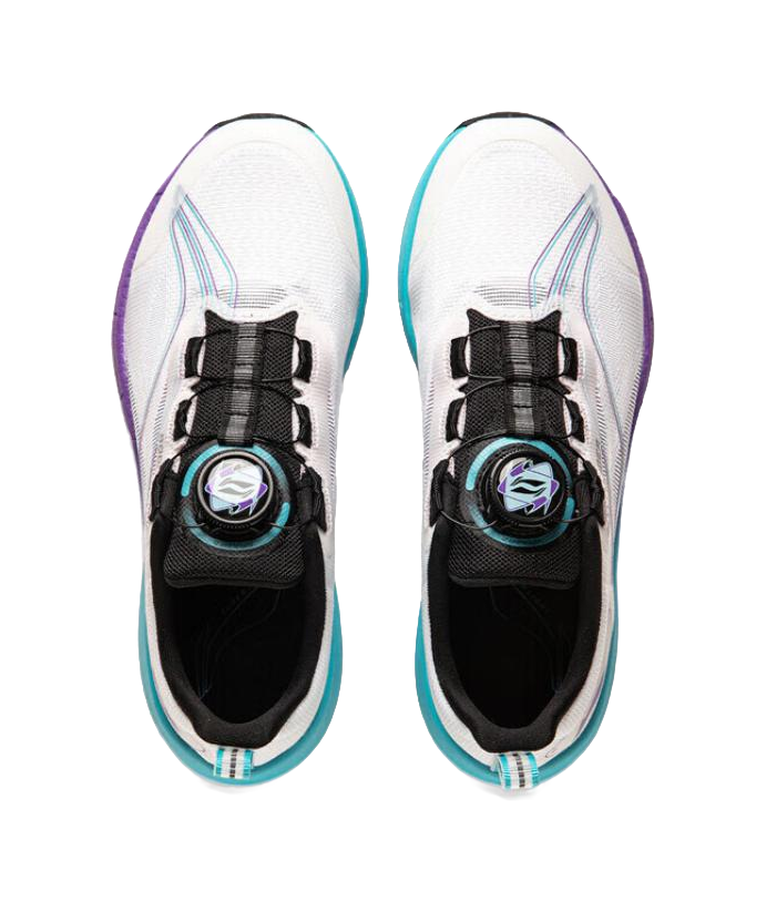 LINING YOUNG Super Light 21 Cushioning Rebound Breathable Low top Kids' Running Shoes White Red Kids 