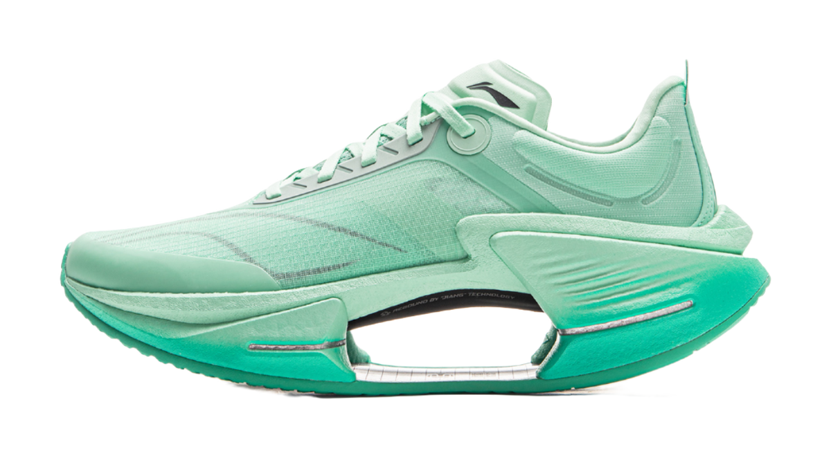 LiNing Shadow 3 ESSENTIAL Cushioning Breathable Support Lightweight Rebound Low top Running Shoes Mens Aqua Green  VJsneaker