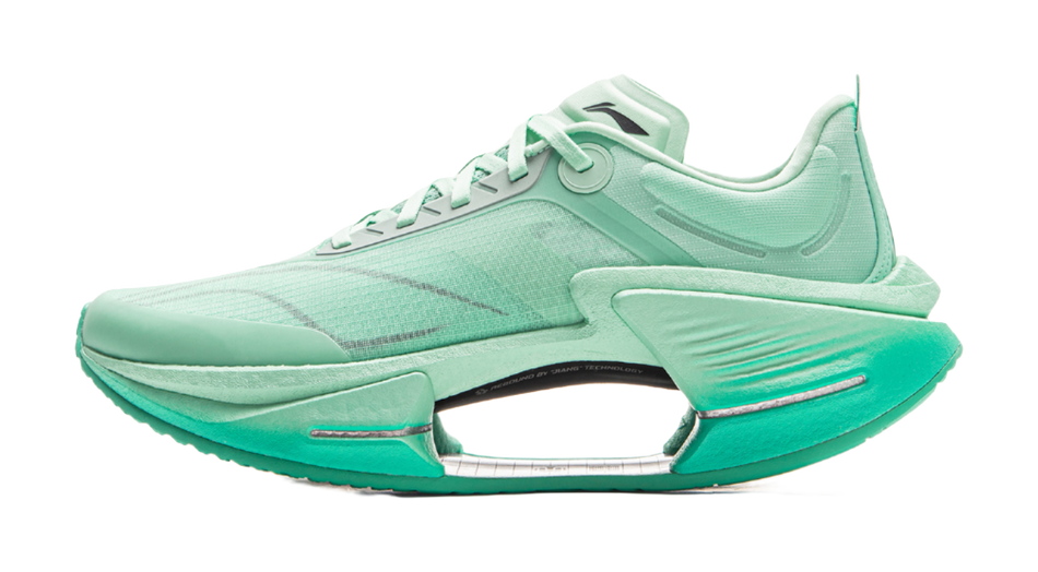 LiNing Shadow 3 ESSENTIAL Cushioning Breathable Support Lightweight Rebound Low top Running Shoes Mens Aqua Green  VJsneaker