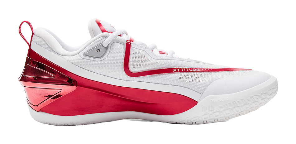 Peak Malik Monk Taichi General "Original Intention" - Basketball Shoes Men Dark White And Dark Red  VJSNEAKER