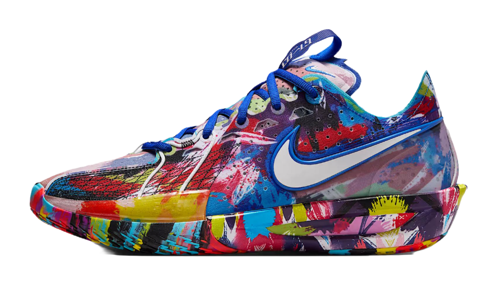 Jewel Lloyd x Nike G.T. Cut 3 Anti Slip Wear Resistant Low Top Basketball Shoes Unisex Blue Red  VJSNEAKER