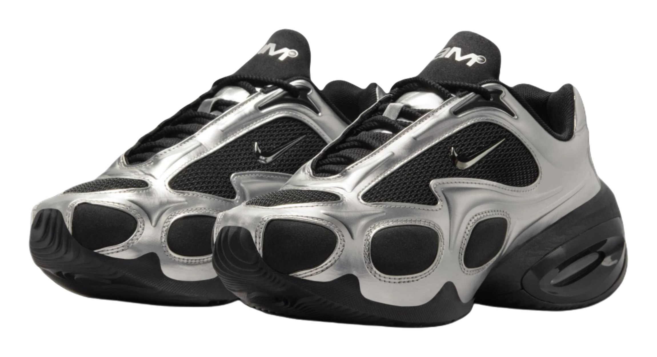 Nike Air Max Muse Black Metallic Silver Womens  vjsneaker.com