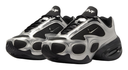 Nike Air Max Muse Black Metallic Silver Womens  vjsneaker.com