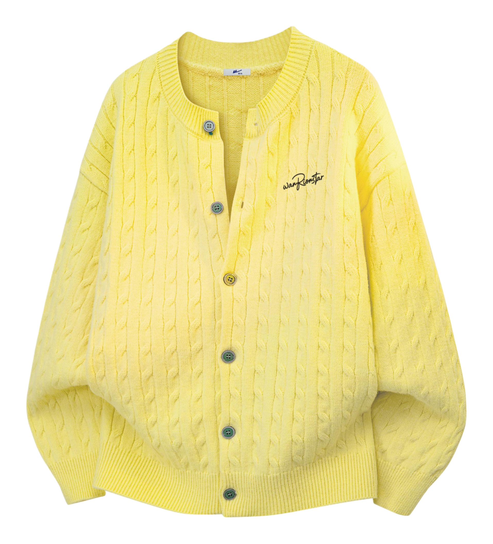 Warrior Power Simple Retro Cleanfit American Zipper Cardigan Basic Edition Warm, Soft, Comfortable Skin friendly Non stick Embroidered Sweater Knitted Sweater Unisex  vjsneaker.com