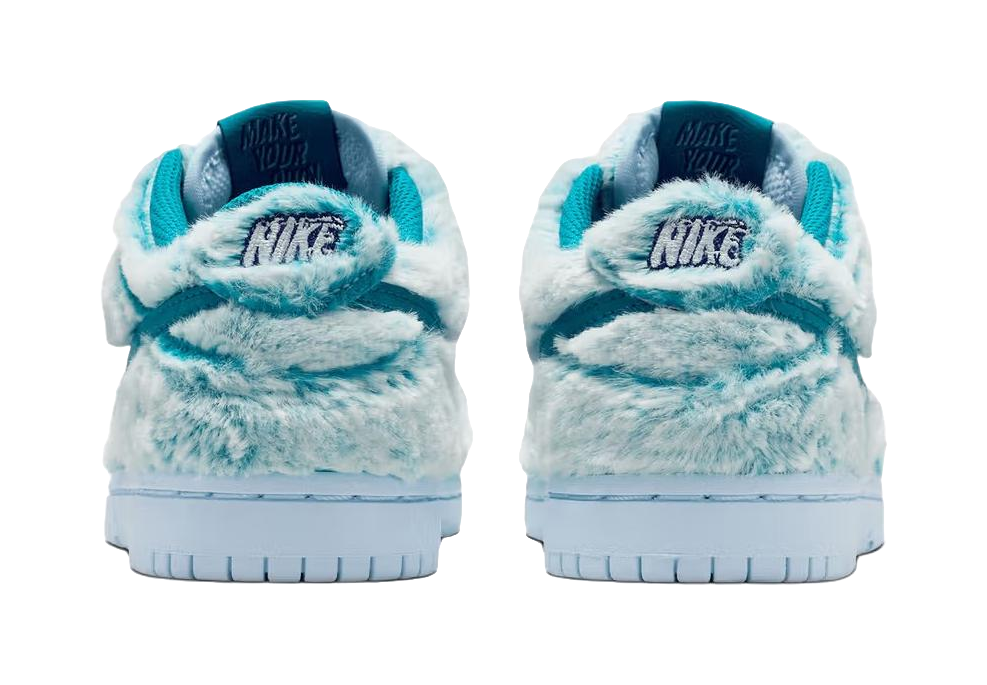 Nike Dunk Thermal Low top Kids Skateboarding Shoes Blue Unisex  vjsneaker.com