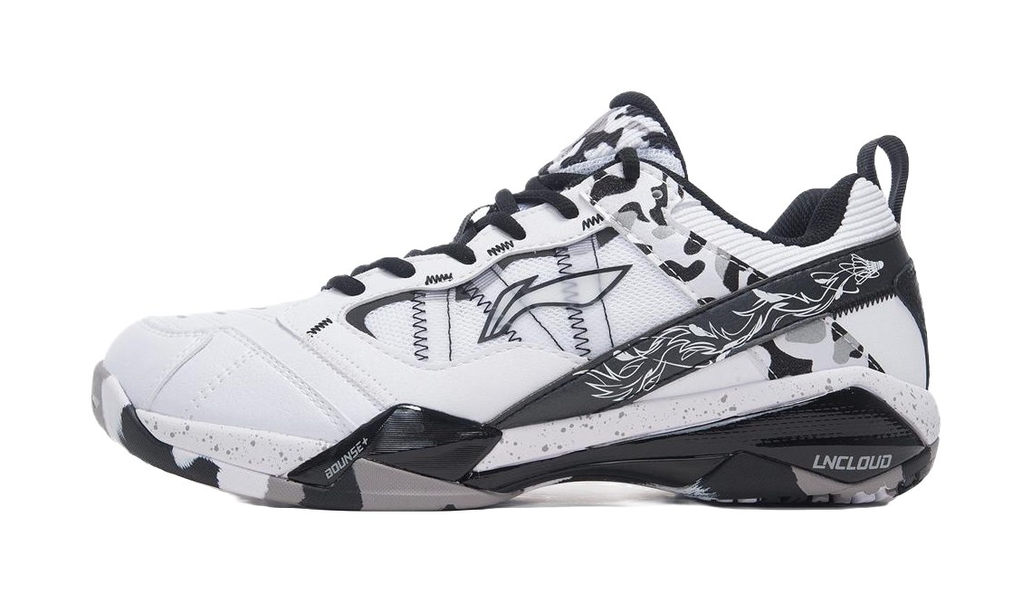 Li-Ning Invincible ACE "Snow Camo" AYAR015-1 - Badminton Shoe Unisex White