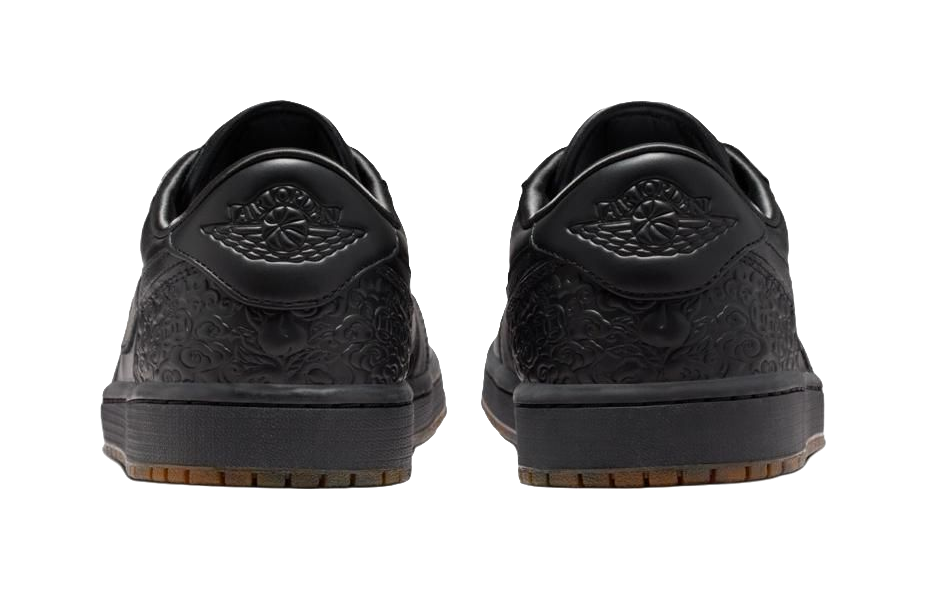 Jordan Air Jordan 1 Low top Vintage Basketball Shoes Mens Black  vjsneaker.com