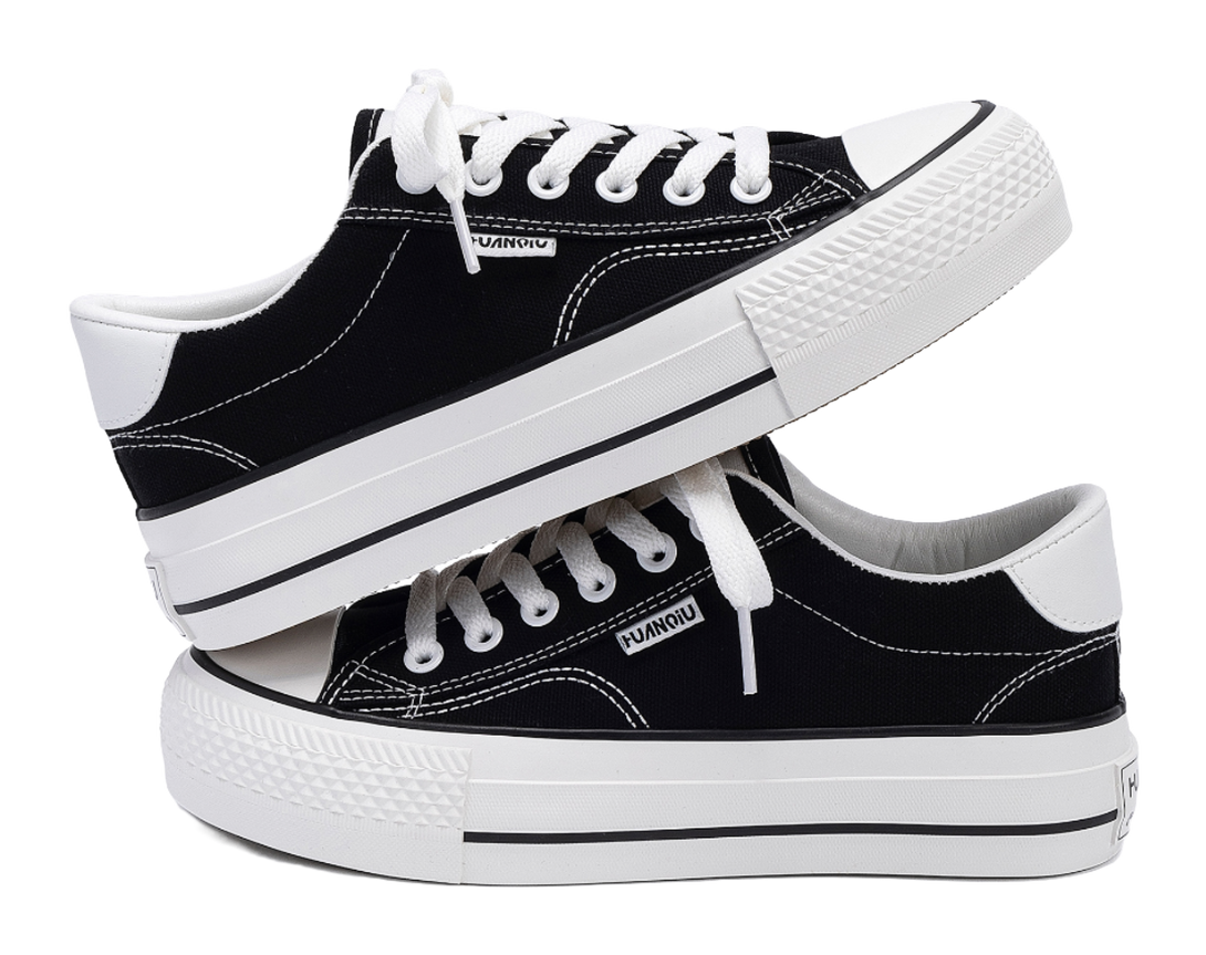 HUANQIU Wear resistant And Lightweight Low top Canvas Shoes Women's 