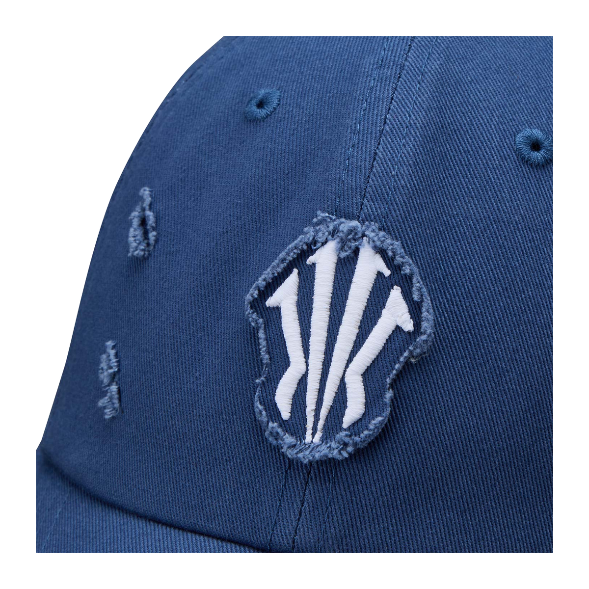 Anta Irving Series Fabric Baseball Caps Unisex Dark Cerulean  vjsneaker.com