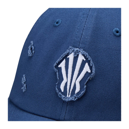 Anta Irving Series Fabric Baseball Caps Unisex Dark Cerulean  vjsneaker.com