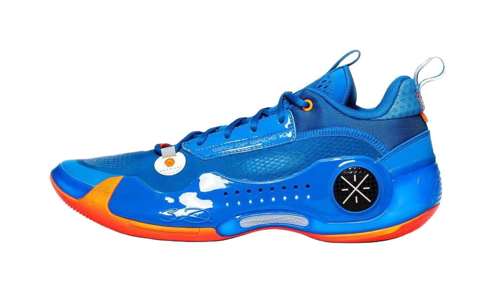 LiNing WOW 10 Abrasion Resistant Low top Basketball Shoes Mens Blue  VJSNEAKER