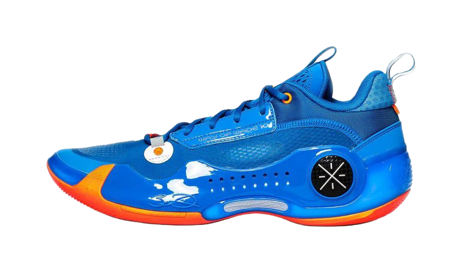 LiNing WOW 10 Abrasion Resistant Low top Basketball Shoes Mens Blue  VJSNEAKER