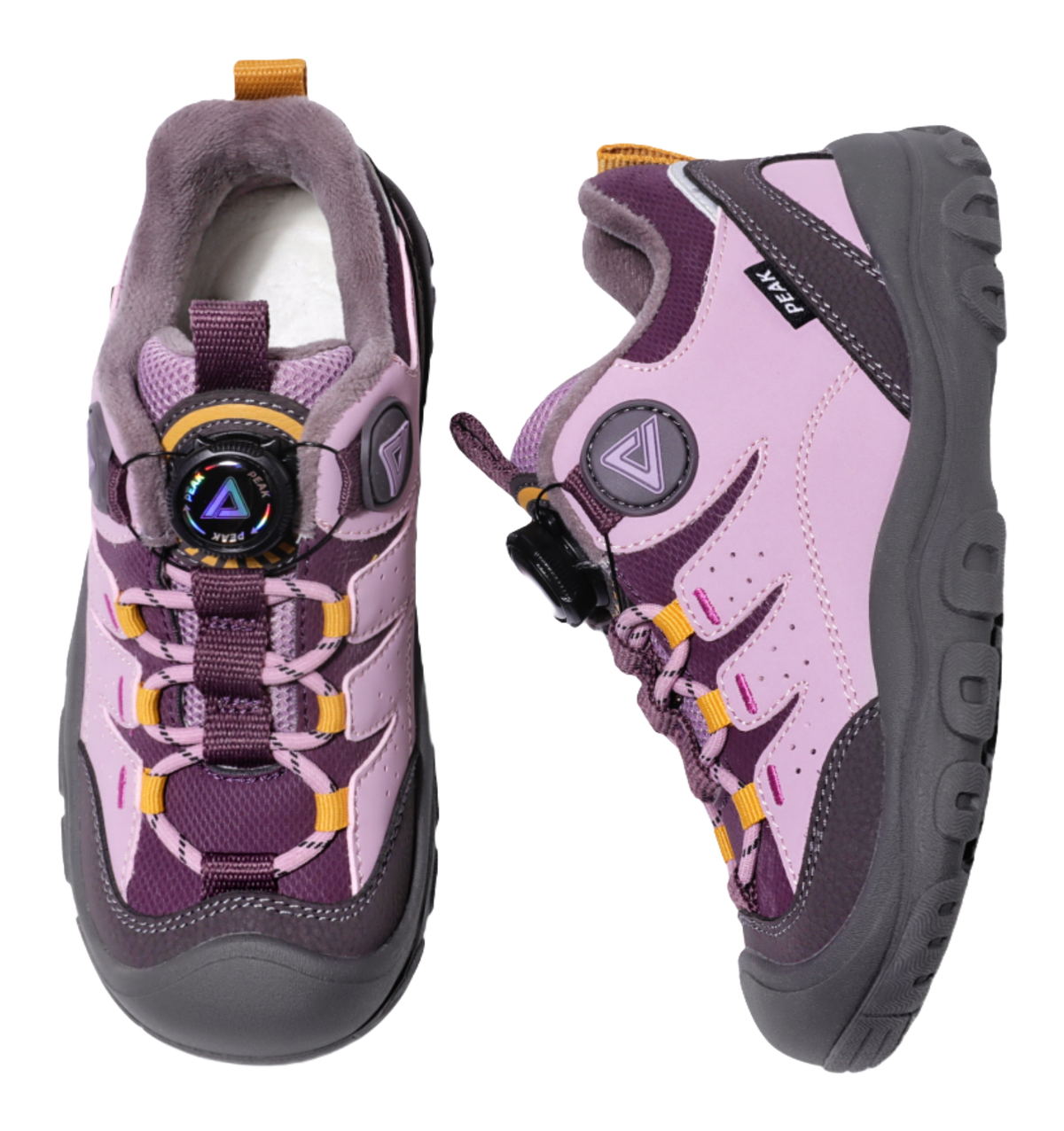 Pick autumn and winter children's shoes, boys' sports shoes with temperature locking comfort, girls' outdoor versatile with fleece, anti slip, anti kick, wear-resistant, waterproof, breathable, lightweight, shock-absorbing, warm, low cut children's r  VJSNEAKER