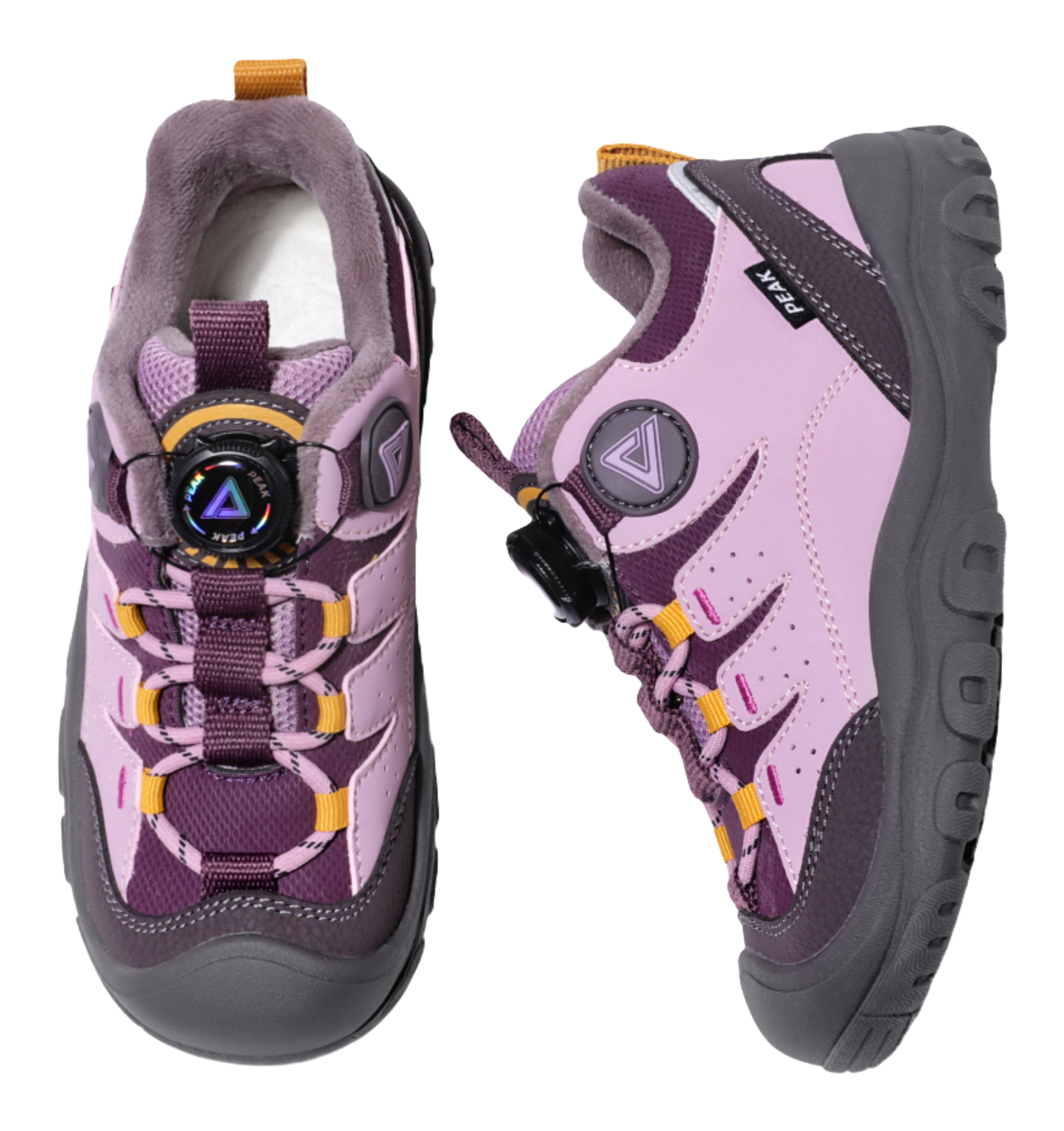 Pick autumn and winter children's shoes, boys' sports shoes with temperature locking comfort, girls' outdoor versatile with fleece, anti slip, anti kick, wear-resistant, waterproof, breathable, lightweight, shock-absorbing, warm, low cut children's r  VJSNEAKER