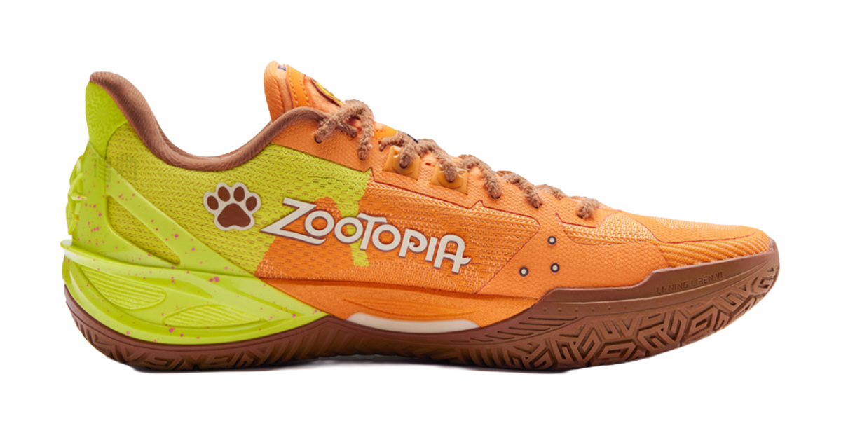 Disney x Li-Ning LiRen 6 V2 "Nick Wilde" Zootopia  vjsneaker.com