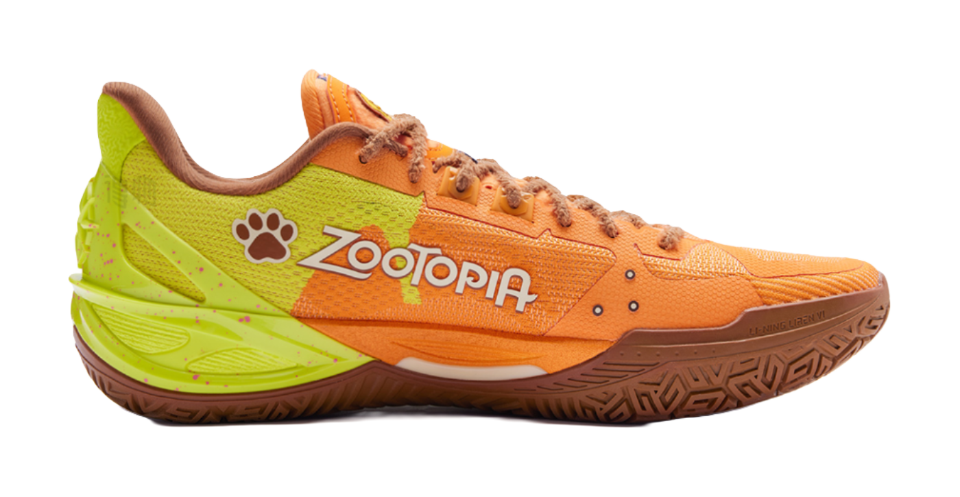 Disney x Li-Ning LiRen 6 V2 "Nick Wilde" Zootopia  vjsneaker.com