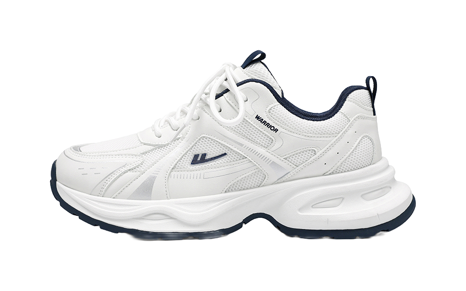 Warrior Abrasion Resistant Lightweight Height Increasing Low top Chunky Sneakers Unisex 