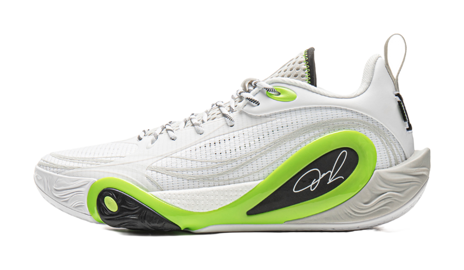 LiNing DLO1 Cushioning, Slip Resistant, Abrasion Resistant, Rebound Grip Low Top Basketball Shoes Mens Standard White  VJSNEAKER